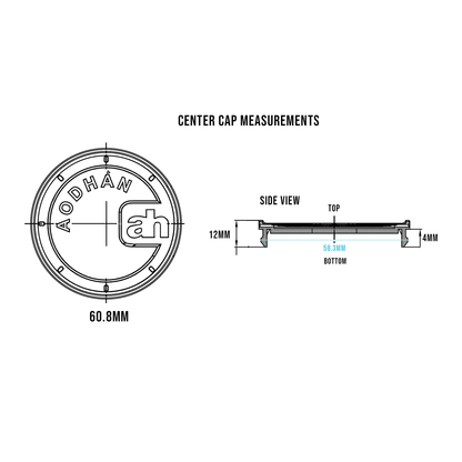 Center Cap For AH & AFF Series